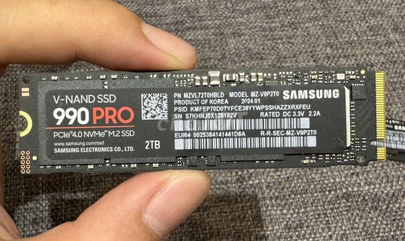 Ổ Cứng SSD Samsung 990 PRO 2TB M.2 4.0 new 100%