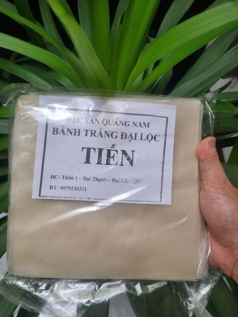 Bánh tráng gạo Đại Lộc 1kg (2 bịch). Mua bán Đồ ăn, thực phẩm và các loại khác tại Huyện Núi Thành Quảng Nam được đăng bởi Bùi Ngọc Bảo hình 1