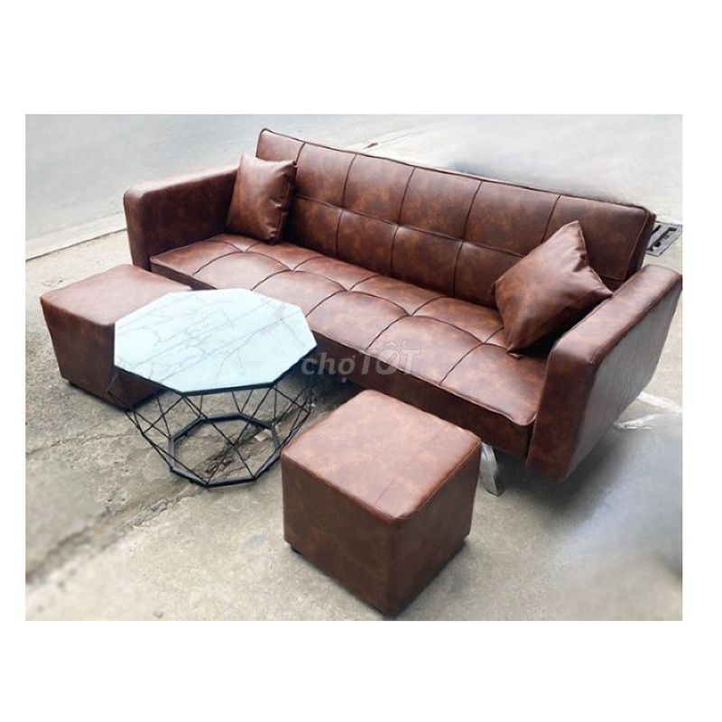 Sofa Giường Da Công Nghiệp 1m8 Nâu Đẹp 99%. Mua bán Giường, chăn ga gối nệm tại Huyện Cần Giờ Tp Hồ Chí Minh được đăng bởi Linh Thanh Lý Đồ Cũ hình 1