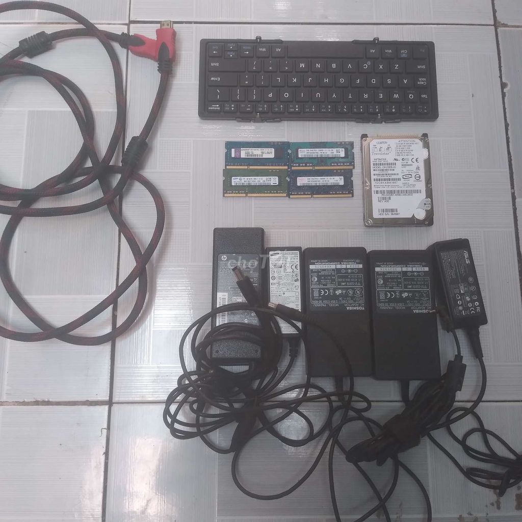 Thanh lý ram hdd bàn phím không dây, dây HDMI 2m.