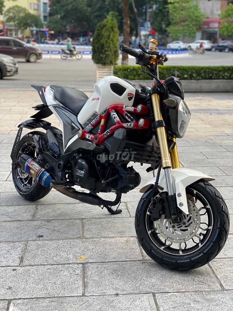 Xe Máy Anh Thao ducati mini 2 màu trắng biển HN