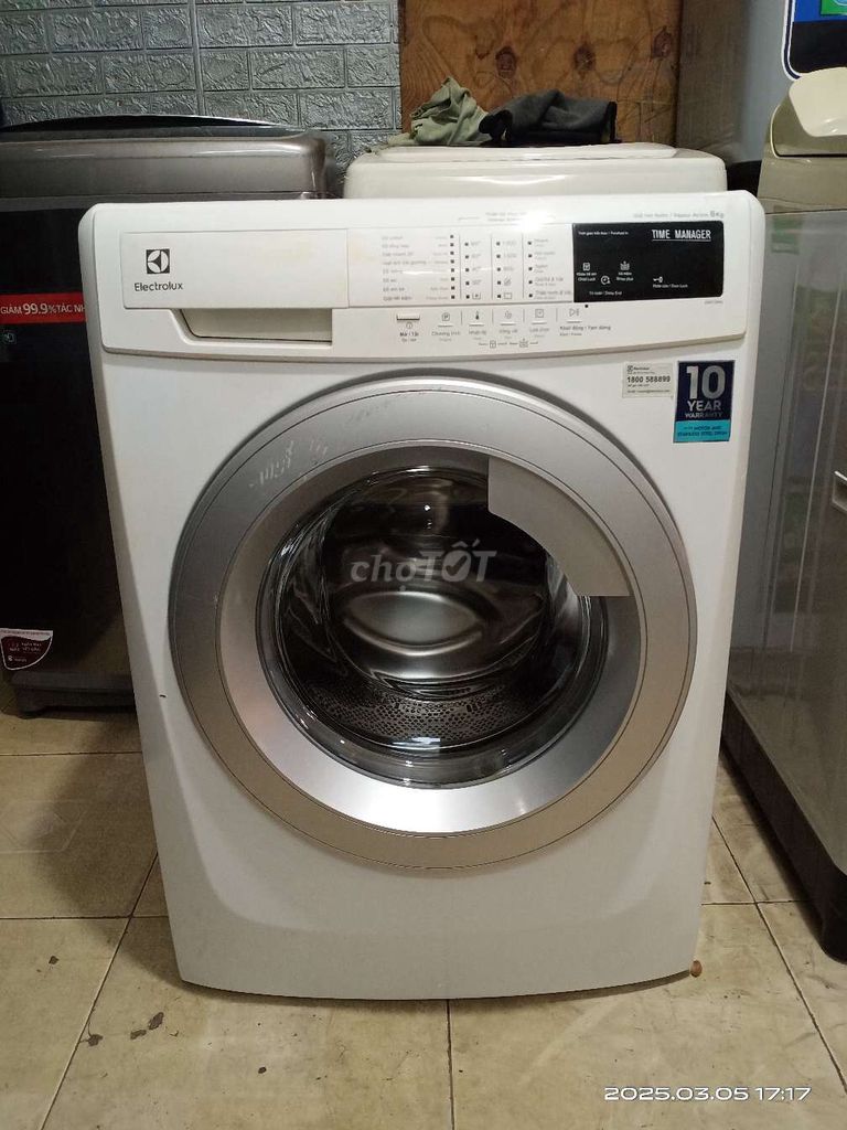 8kg electrolux nguyên zin có BH bao lắp đặt TPHCM