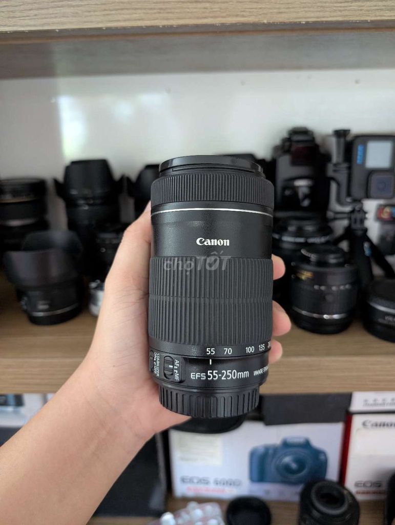 Ống kính Canon 55-250STM Đã sử dụng. Mua bán Máy ảnh, Máy quay tại Quận Hải Châu Đà Nẵng được đăng bởi Vinh Máy Ảnh hình 1