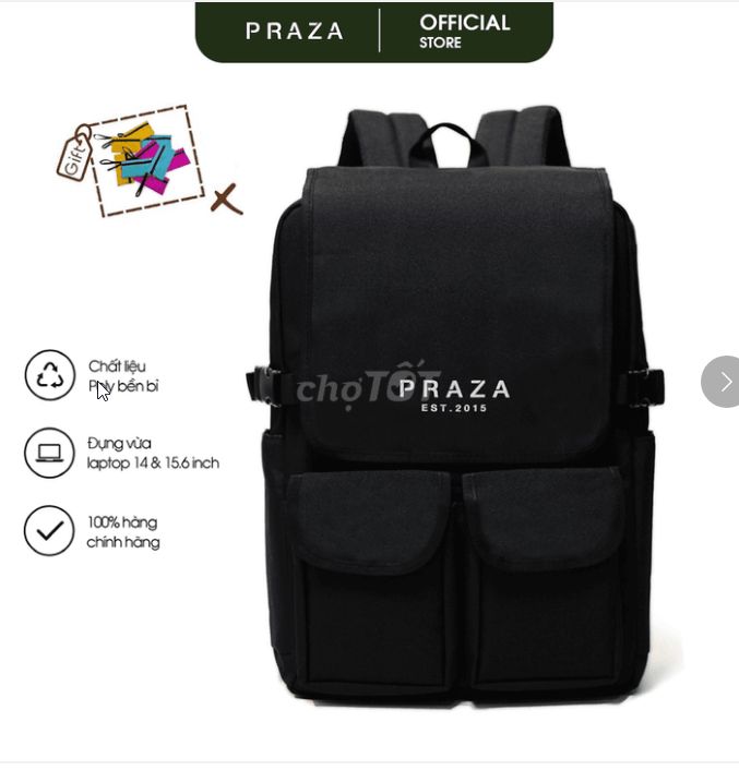 BALO LAPTOP TRAVEL BACKPACK CANVAS  BLS203 - PRAZA. Mua bán Túi xách tại Quận Hoàng Mai Hà Nội được đăng bởi Siêu thị Anh Tú 68   hình 1