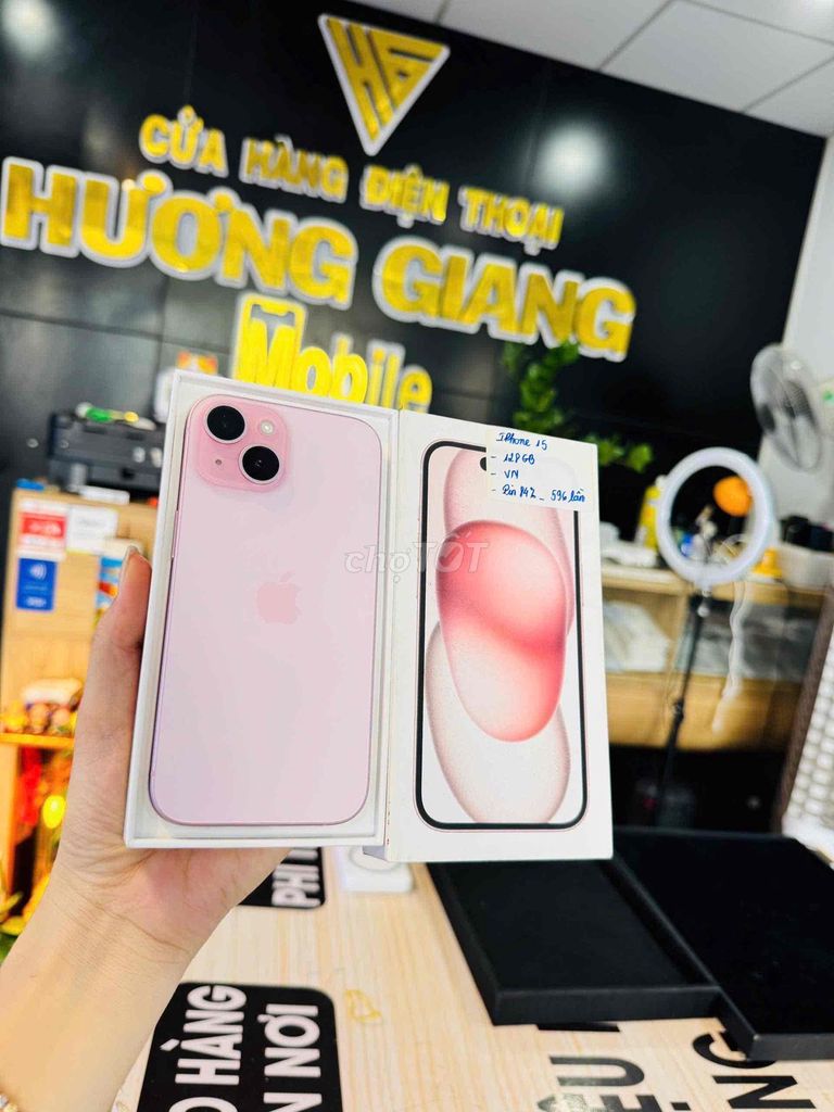 Apple iPhone 15 128GB(V/N) như mới 💯. Mua bán Điện thoại tại Thành phố Bến Tre Bến Tre được đăng bởi HươngGiangmobile hình 1