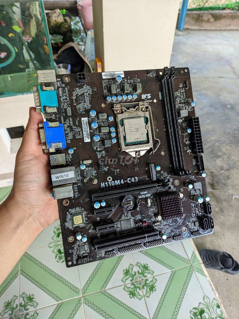 Bo mạch chủ ECS H110M4-C43 + Cpu G4400 bh 6 tháng. Mua bán Linh kiện (RAM, Card...) tại Thành phố Qui Nhơn Bình Định được đăng bởi Nguyễn Mỹ hình 1