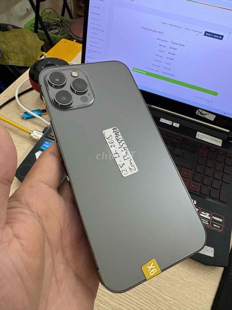 Apple iPhone 12 Pro Max bao mở check. Mua bán Điện thoại tại Quận Thanh Xuân Hà Nội được đăng bởi Mr Chiến hình 1