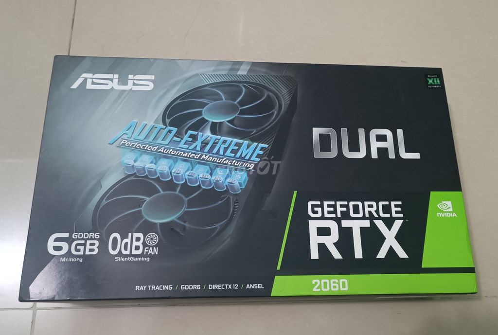 card màn hình asus RTX 2060 fullbox