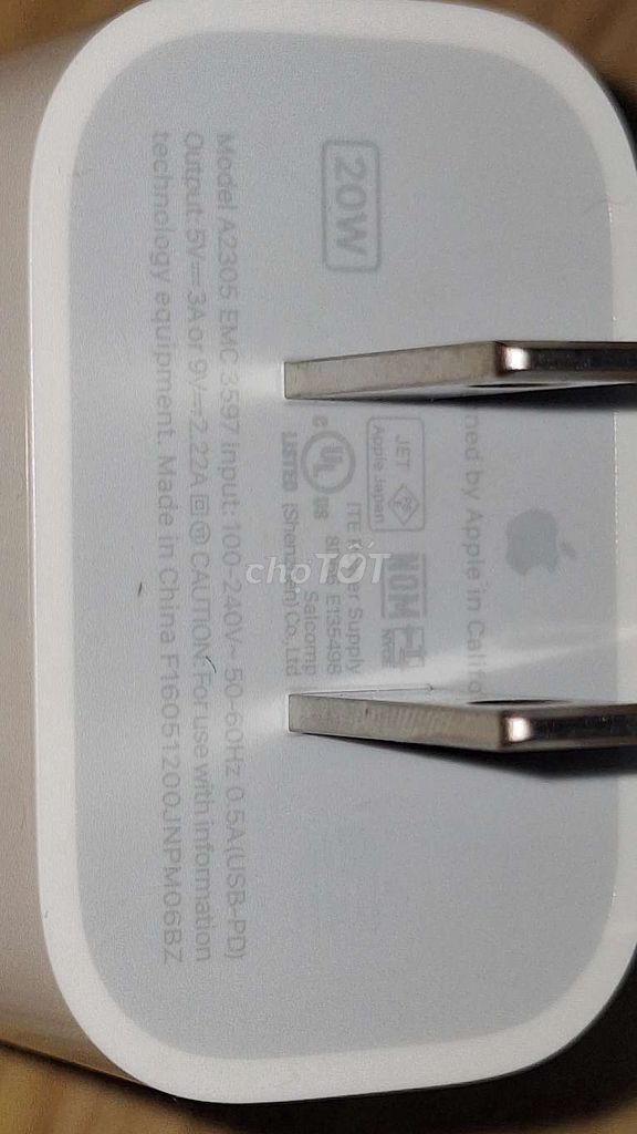 Cóc Sạc Cáp 20W bóc náy. Mua bán Phụ kiện (Màn hình, Chuột...) tại Quận Gò Vấp Tp Hồ Chí Minh được đăng bởi Trần Minh Quân hình 1