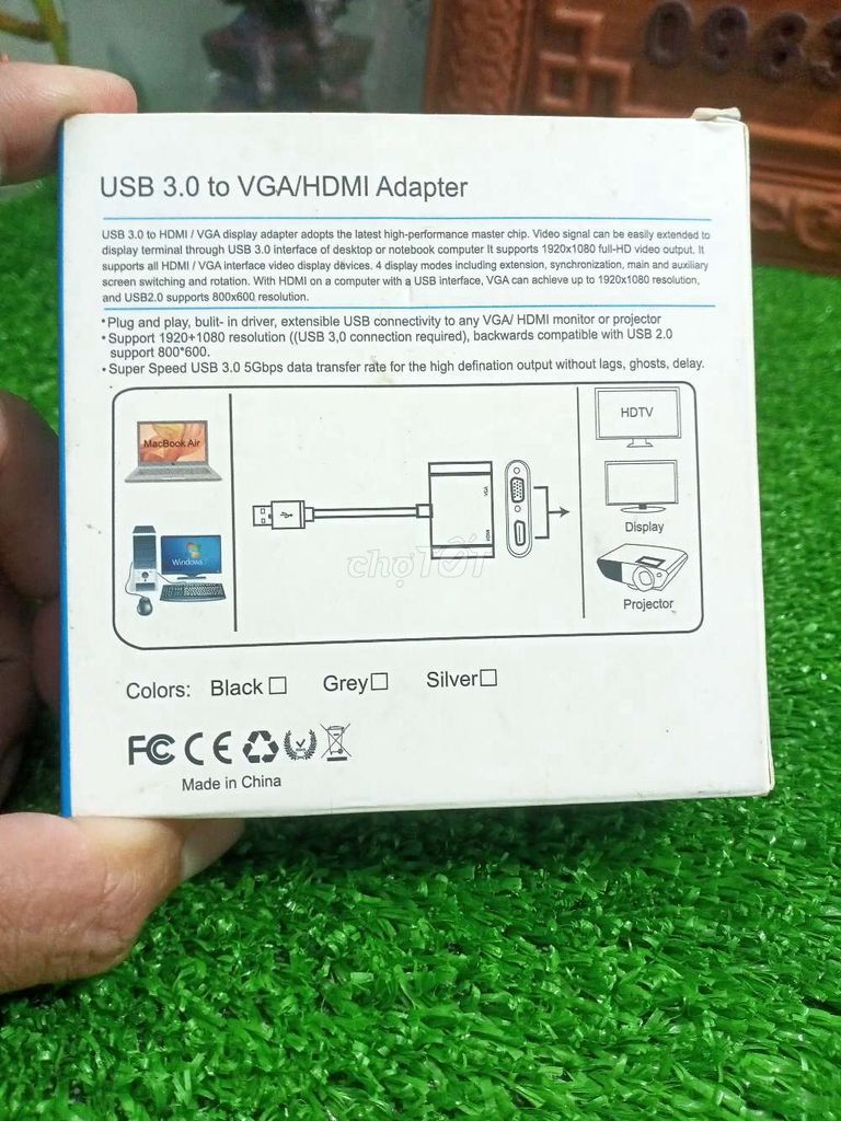 Usb 3.0 ra vga hdmi