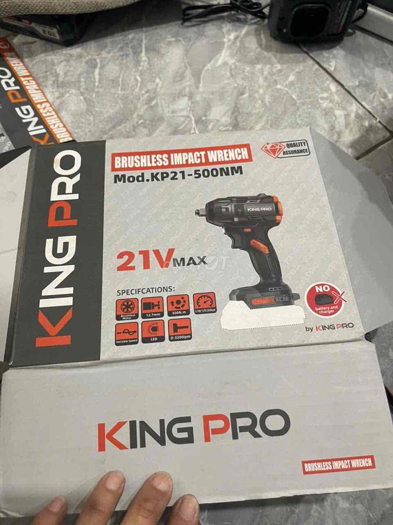 Thân máy siết bu lông Kingpro KP21-500NM. Mua bán Đồ chuyên dụng, Giống nuôi trồng tại Quận Bình Tân Tp Hồ Chí Minh được đăng bởi Phạm Hoàng Yến hình 1