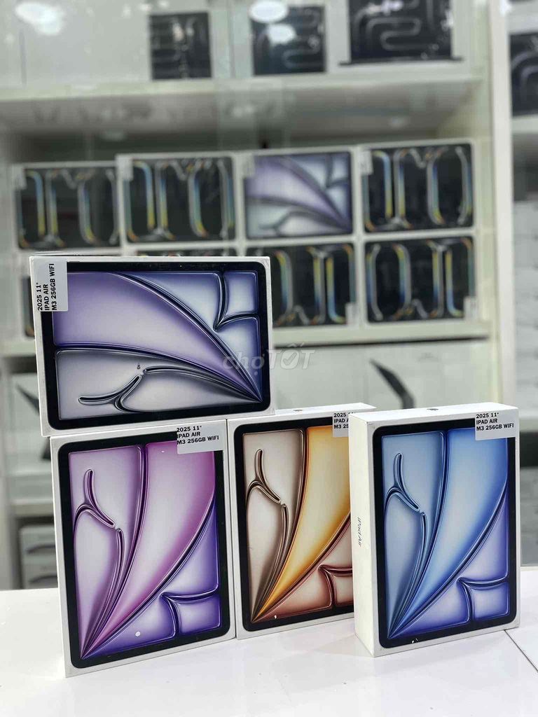 iPad Air 7 M3 11" 128GB | 256GB NewSeal Chưa Activ. Mua bán Máy tính bảng tại Quận 5 Tp Hồ Chí Minh được đăng bởi BVTMOBILE HỆ THỐNG BÁN LẺ UY TÍN hình 1