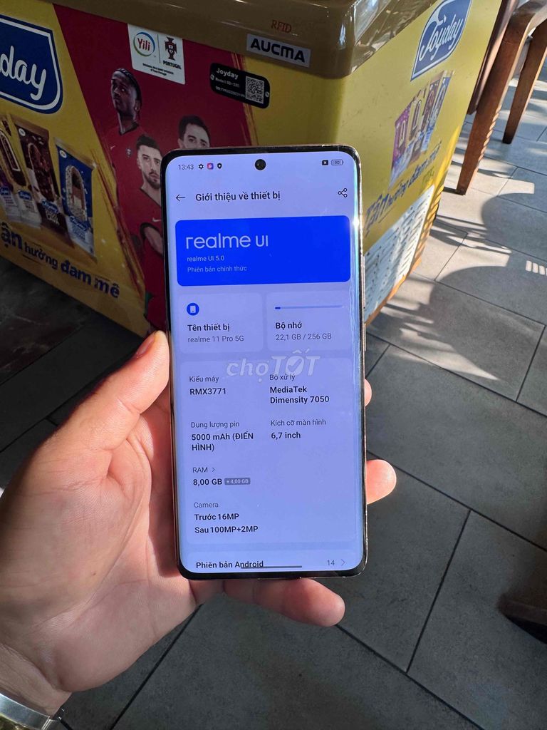 Realme 11 Pro 5G chip 7050(8/256GB) gl. Mua bán Điện thoại tại Quận Tân Phú Tp Hồ Chí Minh được đăng bởi nguyen son  hình 1