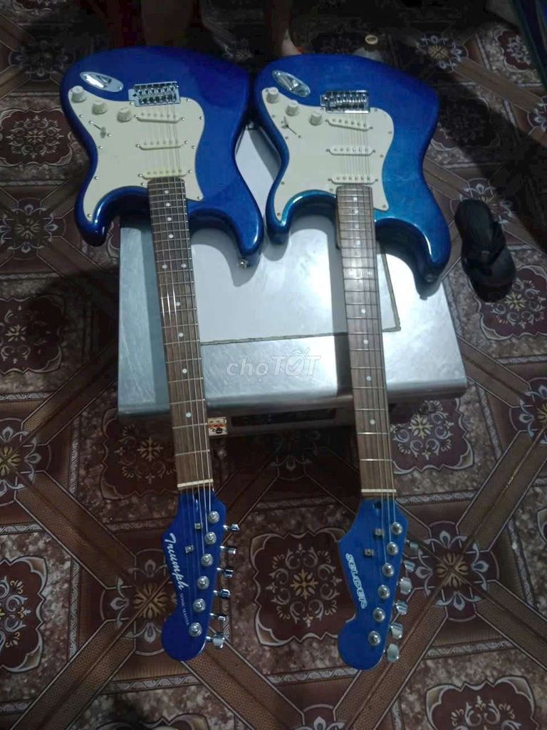 Đàn guitar điện Triumph Gỗ Xanh dương. Mua bán Nhạc cụ tại Huyện Đơn Dương Lâm Đồng được đăng bởi BẦU KIM hình 1