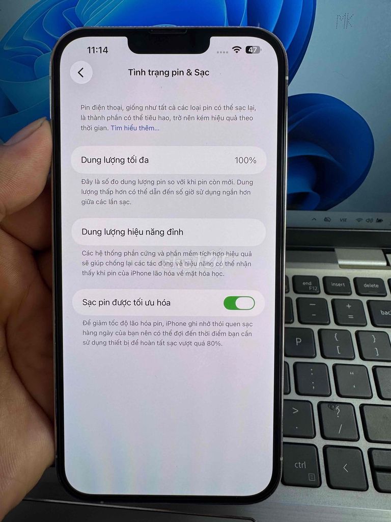 Apple iPhone 13 Pro Max 128GB Trắng 99%. Mua bán Điện thoại tại Quận 6 Tp Hồ Chí Minh được đăng bởi QUỐC THIÊN BÁN GÓP 0 ĐỒNG  hình 1