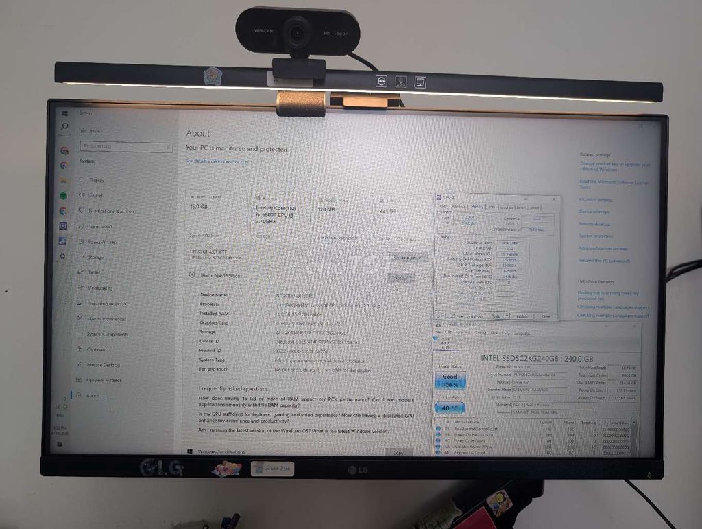Combo hp elidesk 800 g2 + màn LG 24". Mua bán Máy tính để bàn tại Quận Bình Tân Tp Hồ Chí Minh được đăng bởi Giang hình 1