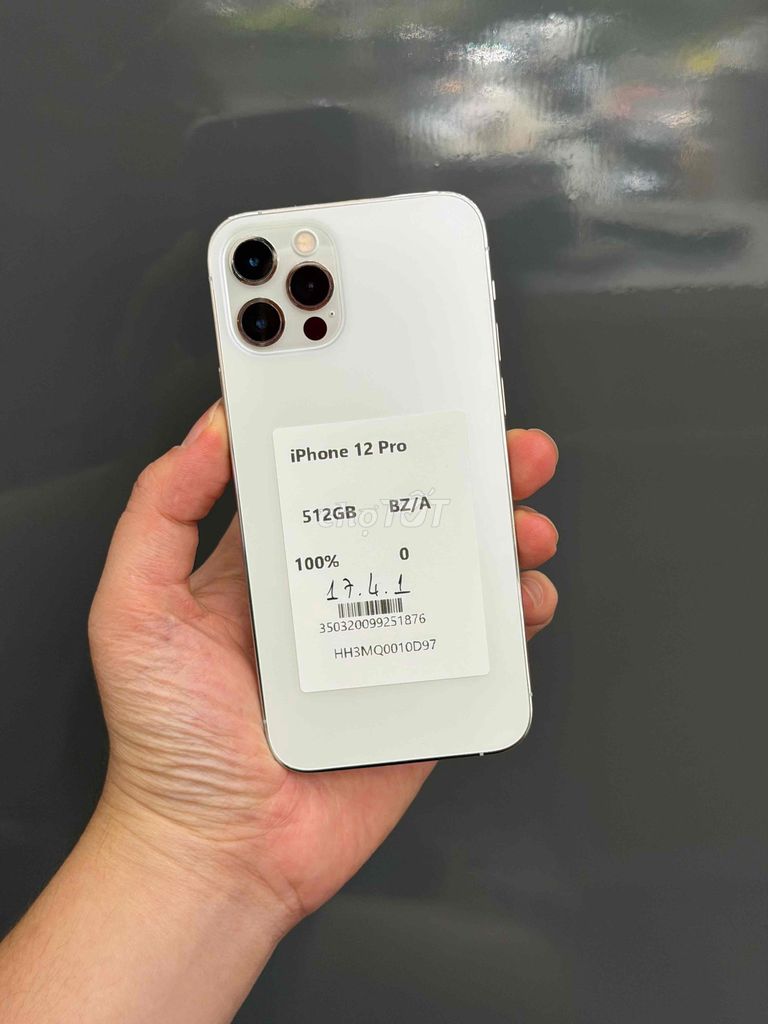 12 Pro 512GB Trắng New Qte IOS 17.4.1 Sạc 0L 99283. Mua bán Điện thoại tại Quận Ninh Kiều Cần Thơ được đăng bởi Quý Mobile Cần thơ hình 1