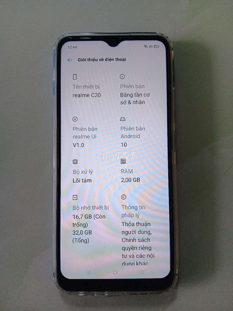 Realme C20 32GB Xanh. Mua bán Điện thoại tại Quận 1 Tp Hồ Chí Minh được đăng bởi Gia Huy hình 1
