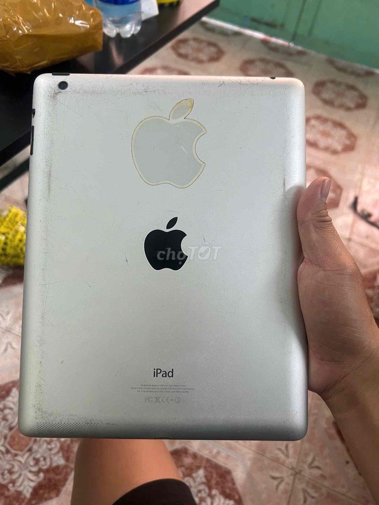 ipad 4, bảng 16g, icloud sạch, loa lo, 650k