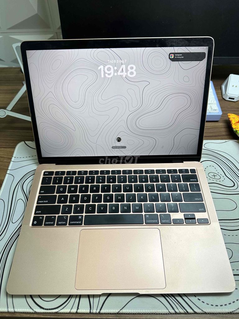 Apple MacBook Air M1 tình trạng 75%. Mua bán Laptop tại Thành phố Thanh Hóa Thanh Hóa được đăng bởi Đặng Phúc Thái hình 1