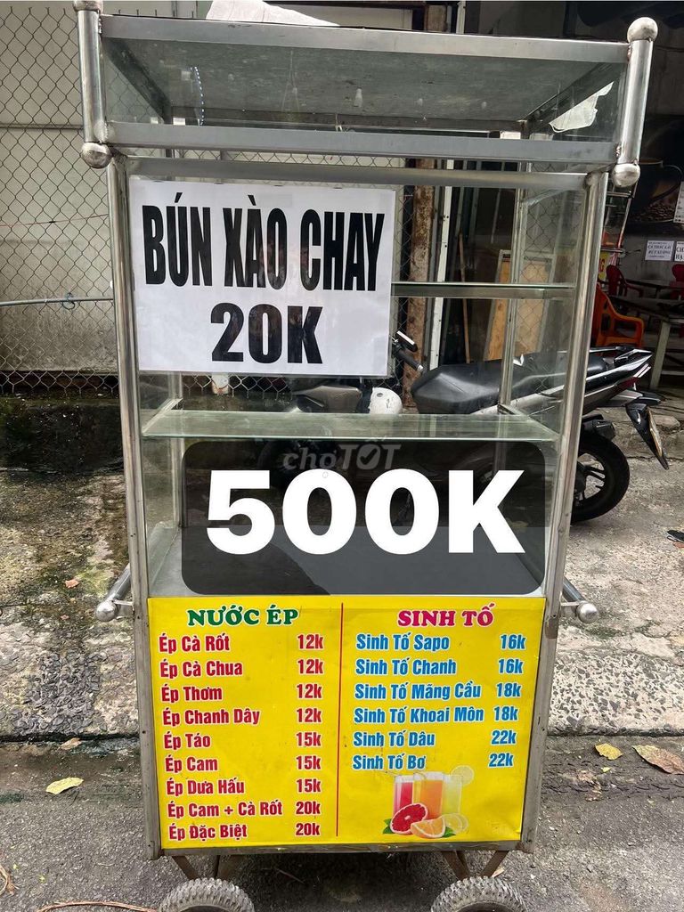 Xe đẩy bán hàng Inox, Kính Bạc. Mua bán Đồ chuyên dụng, Giống nuôi trồng tại Quận Tân Bình Tp Hồ Chí Minh được đăng bởi Tâmnhu Lam hình 1