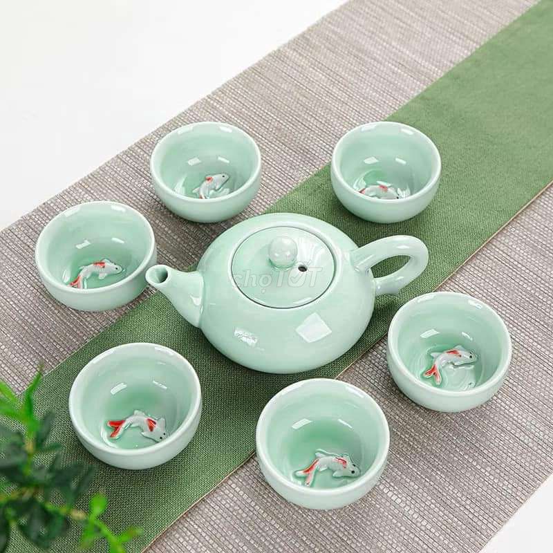 Ấm chén cá. Mua bán Nội thất, đồ gia dụng khác tại Quận Hà Đông Hà Nội được đăng bởi Đinh Len hình 1