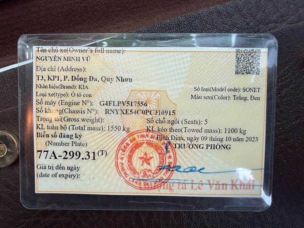 Kia Sonet 2023 Premium 1.5 AT - 31000 km. Mua bán Ô tô tại Thành phố Qui Nhơn Bình Định được đăng bởi Nguyễn Minh Vũ hình 3