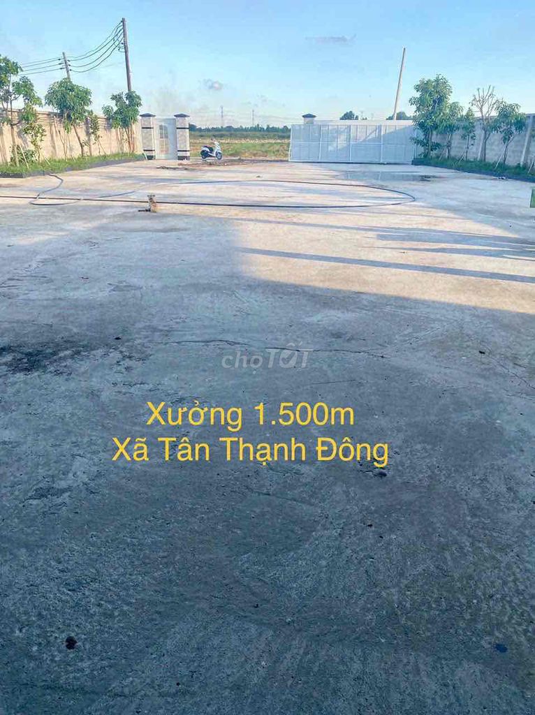 Bán xưởng 2150 Nguyễn kim cương. Tân thạnh đông. Củ chi