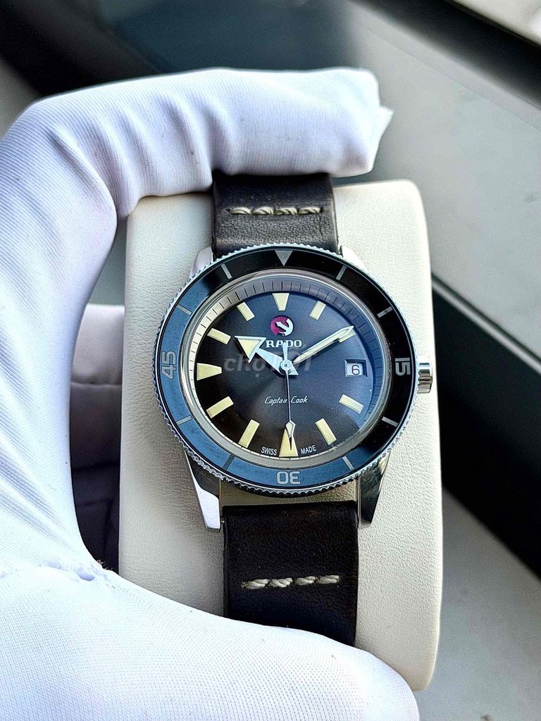 Rado Captain Cook Dial Xám nâu Limited Edition. Mua bán Đồng hồ tại Quận Hoàng Mai Hà Nội được đăng bởi Anh Tuấn hình 1
