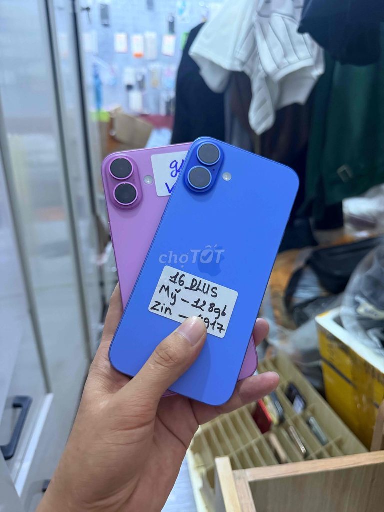 Apple iPhone 16 Plus 128GB Mỹ 99,99% keng nét. Mua bán Điện thoại tại Quận Hải Châu Đà Nẵng được đăng bởi Hoàng Táo 273 Nguyễn Hoàng hình 1
