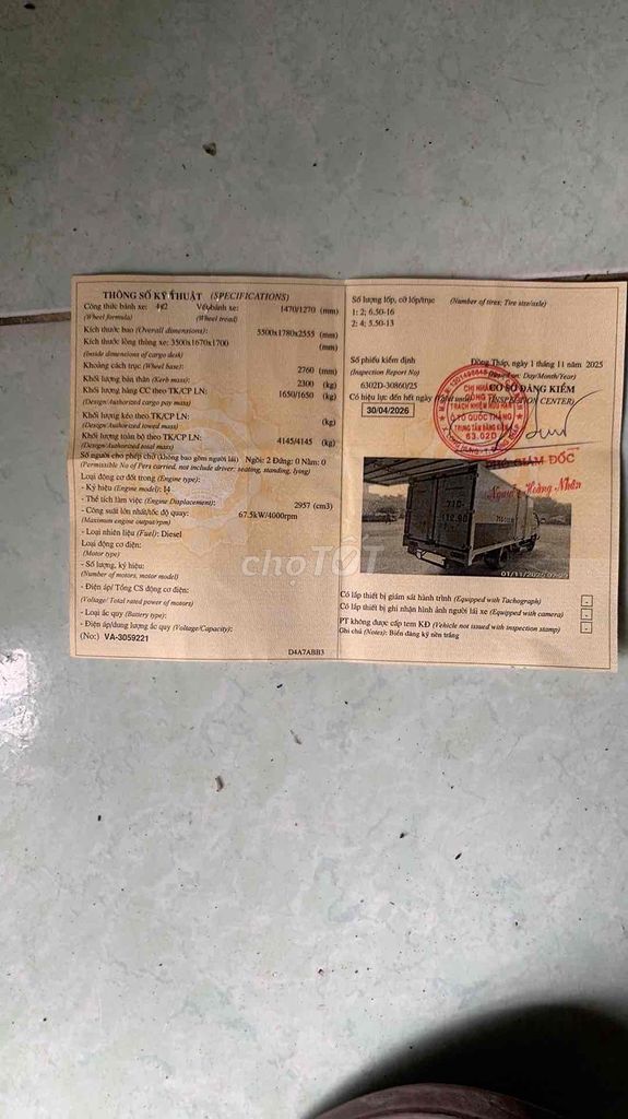 kia 165 /2015 kín 1t 65 cừa hông kiểm 04/26. Mua bán Xe tải, xe ben tại Huyện Châu Thành Bến Tre được đăng bởi nguyen van trung hình 20