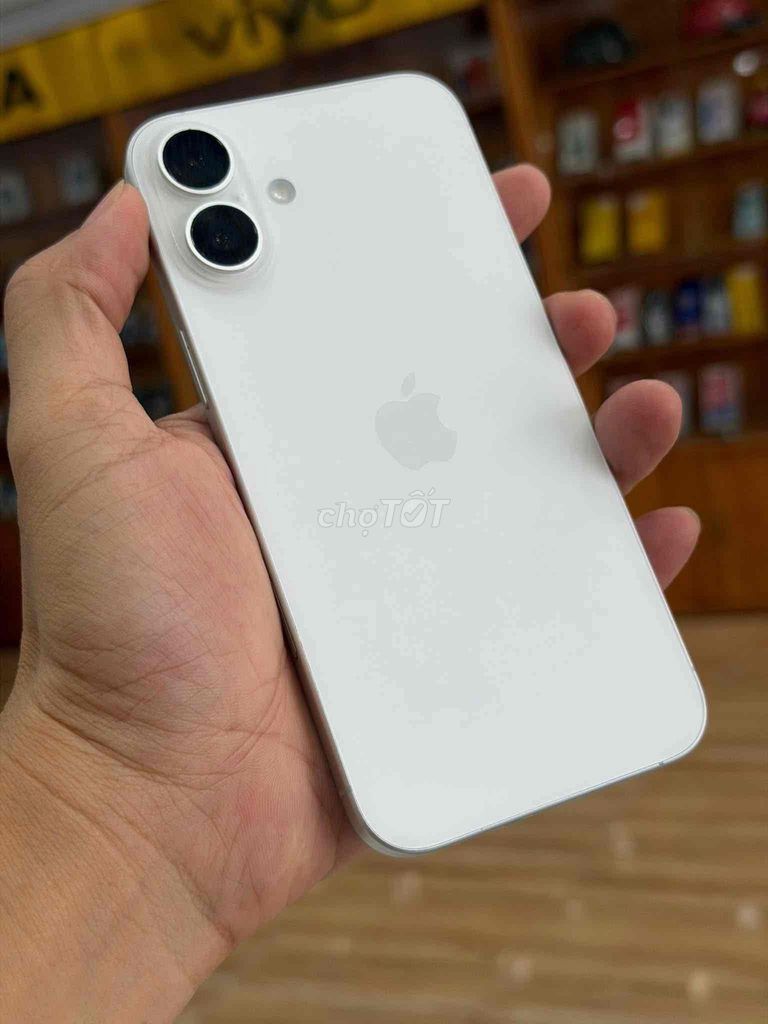 Apple iPhone 16Plus 128GB Trắng Chính Hãng Mỹ P100. Mua bán Điện thoại tại Quận 8 Tp Hồ Chí Minh được đăng bởi CA REM BÁN TÁO hình 1