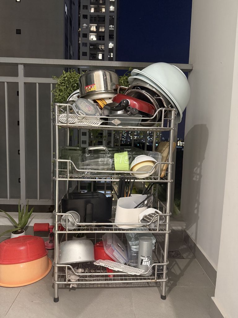 Kệ Inox 4 tầng 100x50x30cm. Mua bán Tủ, kệ gia đình tại Quận 7 Tp Hồ Chí Minh được đăng bởi Tên chưa cung cấp hình 1