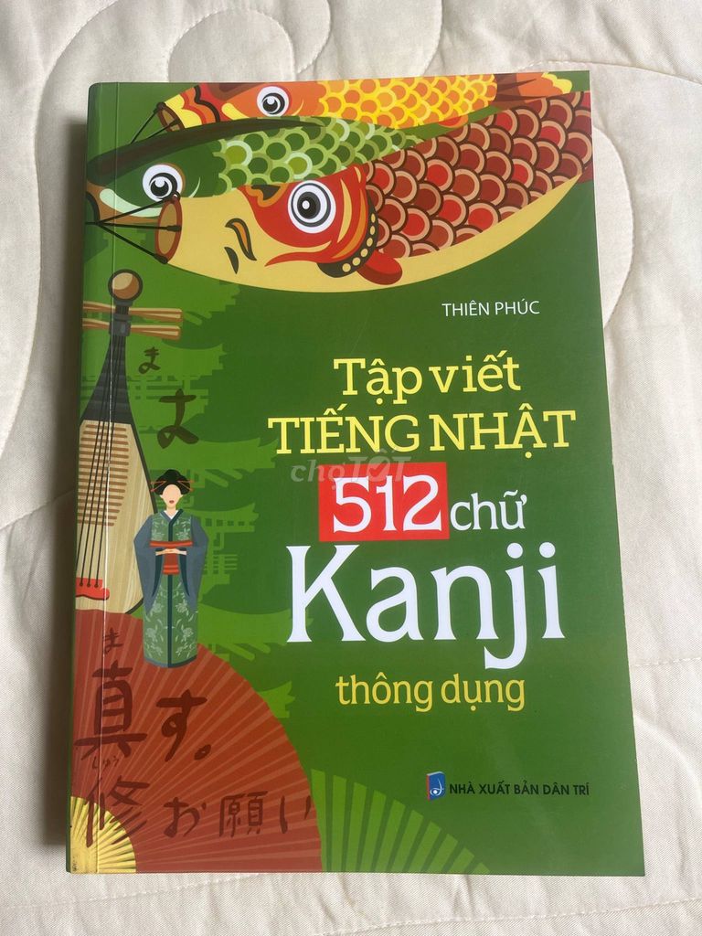 Sách tập viết tiếng Nhật 512 chữ Kanji thông dụng