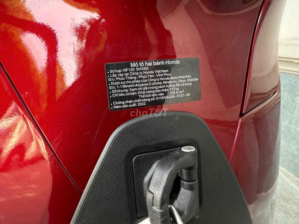 SH 350i 2022 2000 km MÁY THÁI LƯỚT. Mua bán Xe máy tại Thành phố Thủ Đức Tp Hồ Chí Minh được đăng bởi Vũ Vũ hình 3