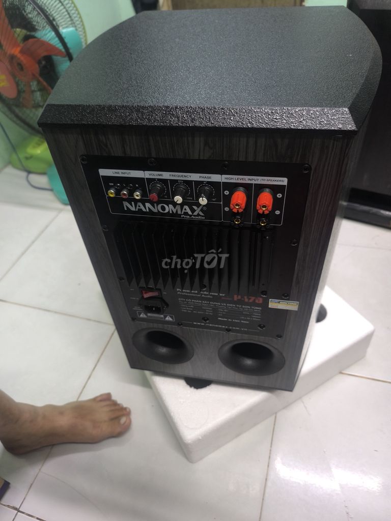 Loa siêu trầm Nanomax P170. Mua bán Tivi, Âm thanh tại Quận Bình Tân Tp Hồ Chí Minh được đăng bởi le huynh hình 1