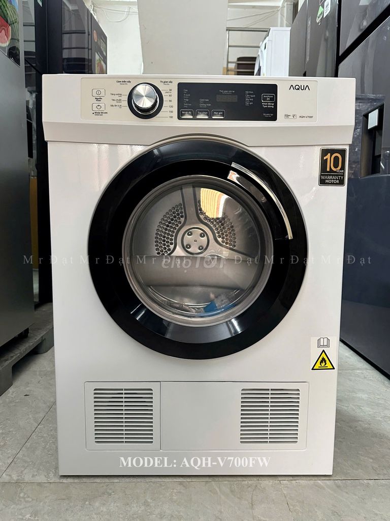 Máy sấy thông hơi 7 kg. AQUA. MODEL: AQH-V700FW. Mua bán Máy giặt tại Quận 8 Tp Hồ Chí Minh được đăng bởi Trần Thiện Đạt hình 1