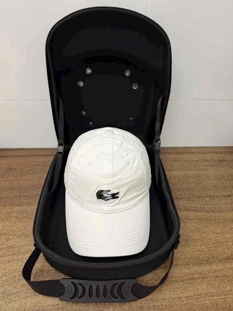 Nón Lacoste Kaki Trắng Unisex Size 54/58. Mua bán Phụ kiện thời trang khác tại Thành phố Rạch Giá Kiên Giang được đăng bởi nón đẹp 1999 hình 1