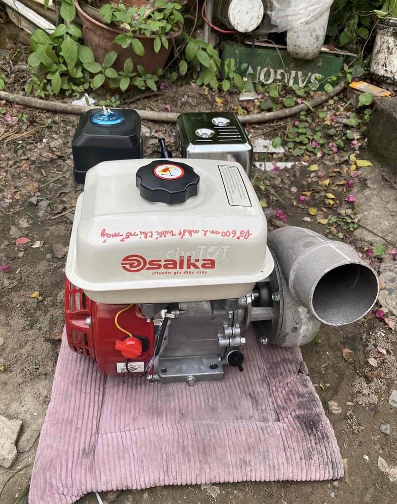 Máy bơm nước Saika 6.5hp 90mm Mới. Mua bán Đồ chuyên dụng, Giống nuôi trồng tại Huyện Châu Thành Bến Tre được đăng bởi Thọ Nguyễn hình 1