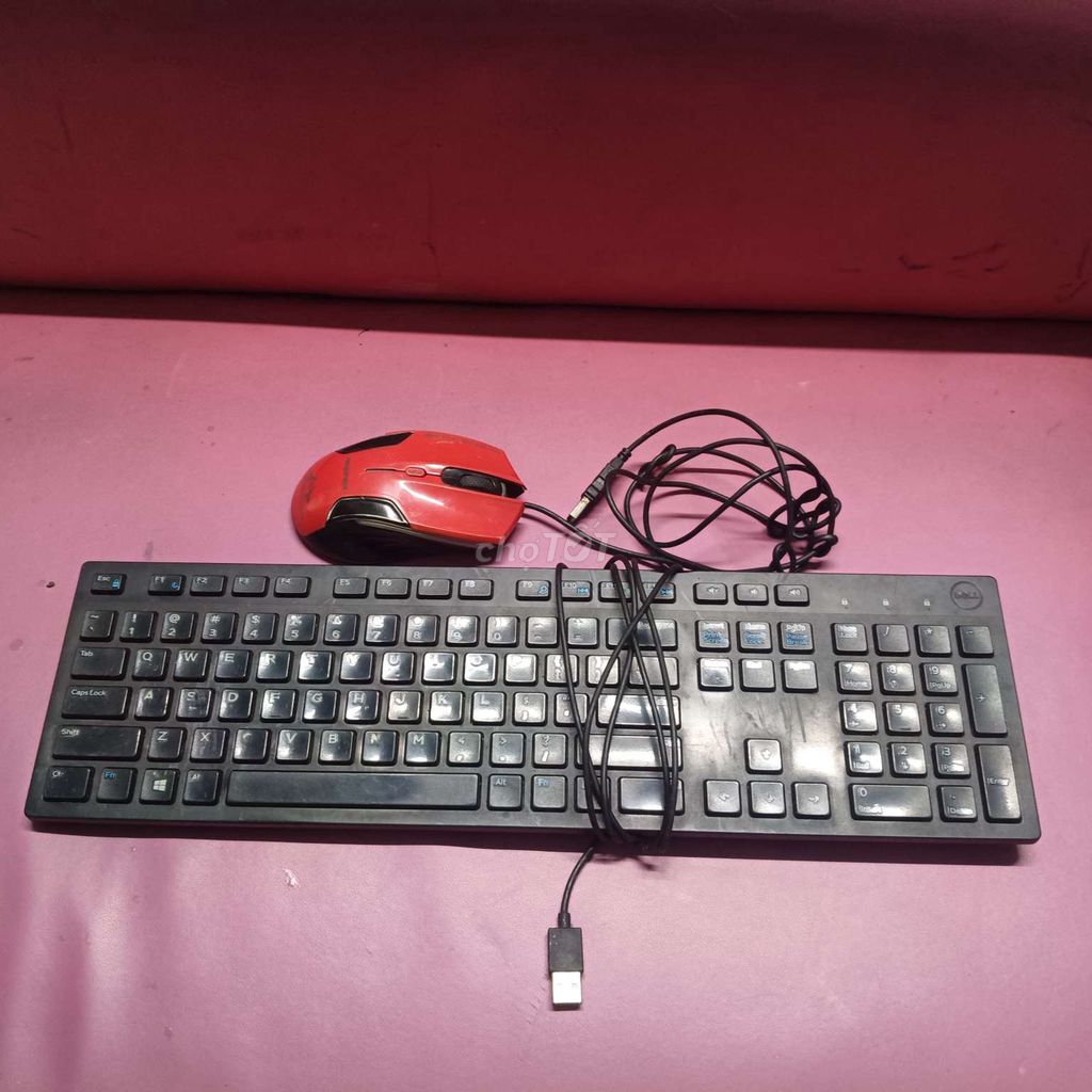 Bộ bàn phím chuột Dell Logitech Đen Đỏ. Mua bán Phụ kiện (Màn hình, Chuột...) tại Quận Tân Phú Tp Hồ Chí Minh được đăng bởi HUYNH THANH NHANH hình 1