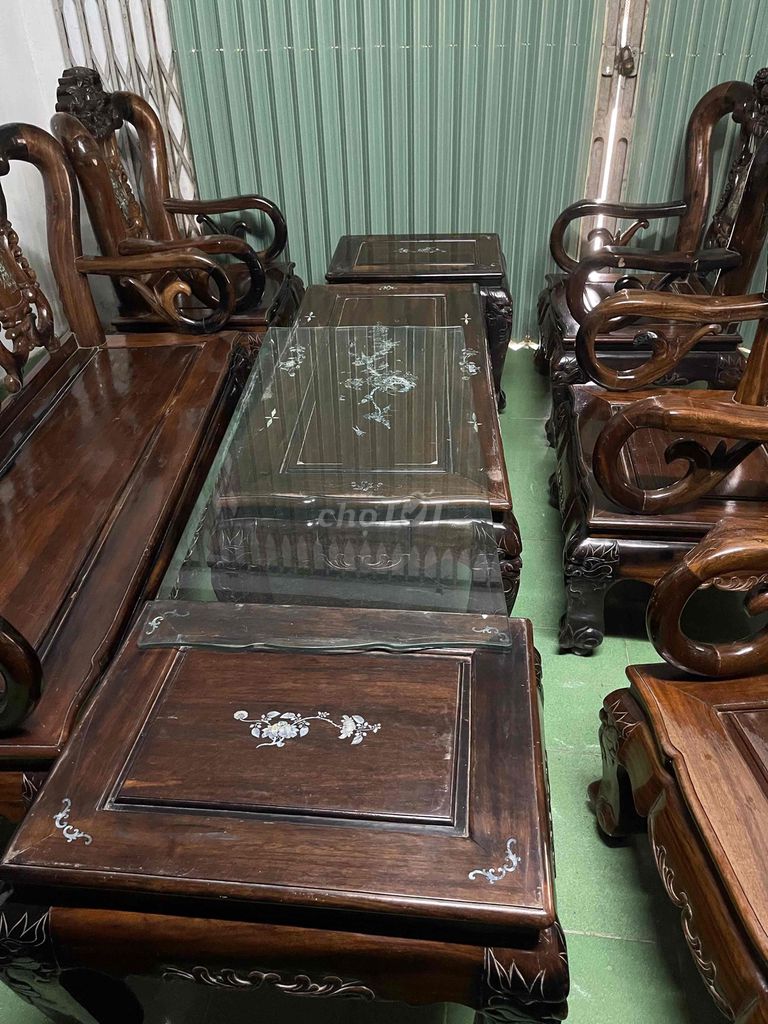 Bộ bàn ghế phòng khách Gỗ Nâu. Mua bán Bàn ghế tại Huyện Phú Ninh Quảng Nam được đăng bởi đức hình 1