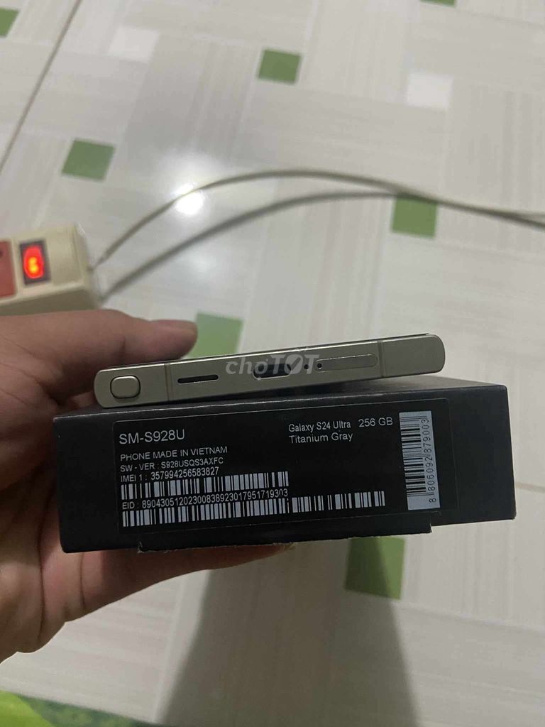 Samsung Galaxy S24 Ultra 256GB Xám Mỹ. Mua bán Điện thoại tại Huyện Bắc Tân Uyên Bình Dương được đăng bởi Long Long Long hình 1