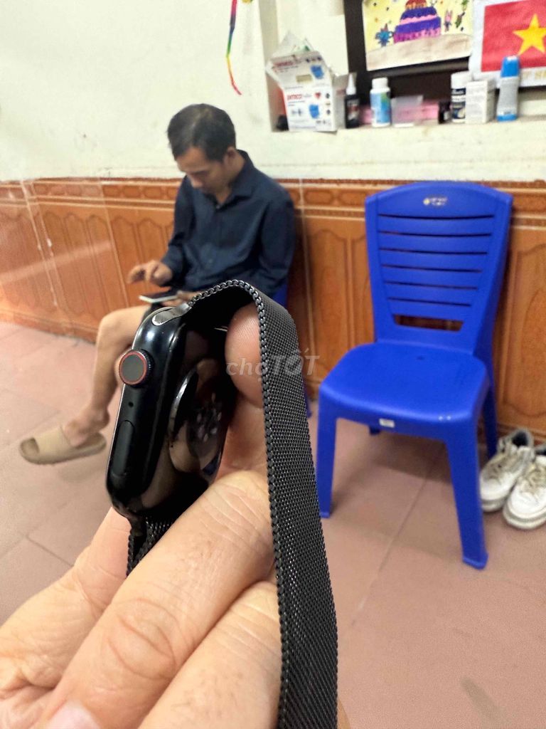 đồng hồ appe watch series 7/44mm gps dùng sim. .. Mua bán Thiết bị đeo thông minh tại Quận Hai Bà Trưng Hà Nội được đăng bởi lê đức long  hình 3