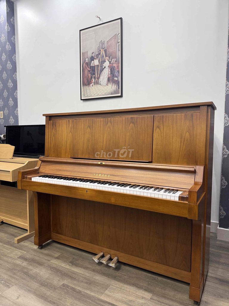 Piano cơ Yamaha W101 Vân gỗ Walnut Nhật Bản. Mua bán Nhạc cụ tại Quận Liên Chiểu Đà Nẵng được đăng bởi nhan luongtruc hình 1