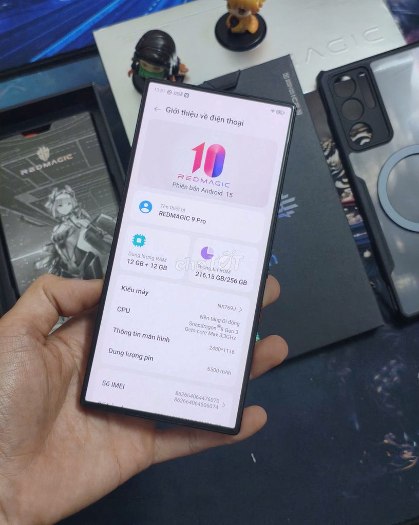 RedMagic 9 Pro 12/256GB FullBox - Gaming Phone 🚀. Mua bán Điện thoại tại Thị xã Hương Thủy Thừa Thiên Huế được đăng bởi MiPhoneZ hình 1