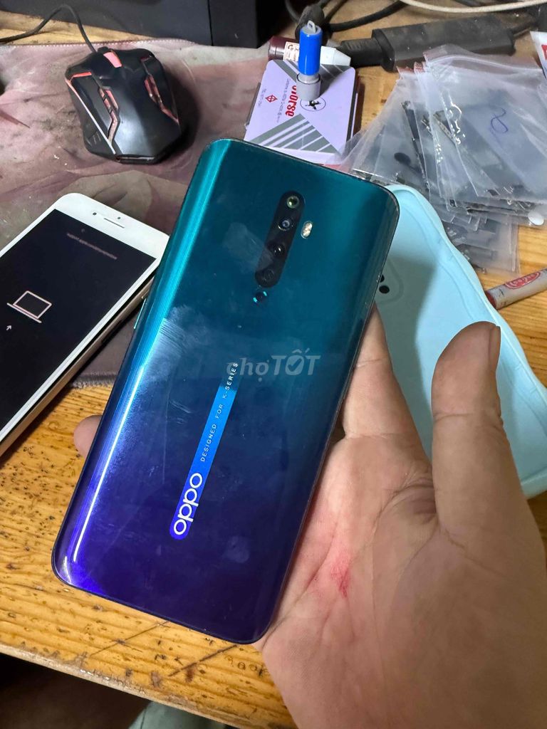 Oppo Reno 2F Xanh tím Đã sử dụng. Mua bán Điện thoại tại Thành phố Biên Hòa Đồng Nai được đăng bởi Huỳnh lợi Tân Hiệp  hình 1