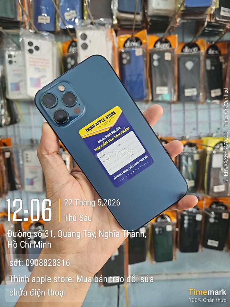 12 Pro Max 128GB ios 16. Mua bán Điện thoại tại Huyện Châu Đức Bà Rịa - Vũng Tàu được đăng bởi võ văn thịnh hình 1