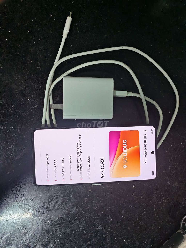 iQOO Z9 Đen 8GB/256GB. Mua bán Điện thoại tại Thành phố Biên Hòa Đồng Nai được đăng bởi tuấn  hình 1
