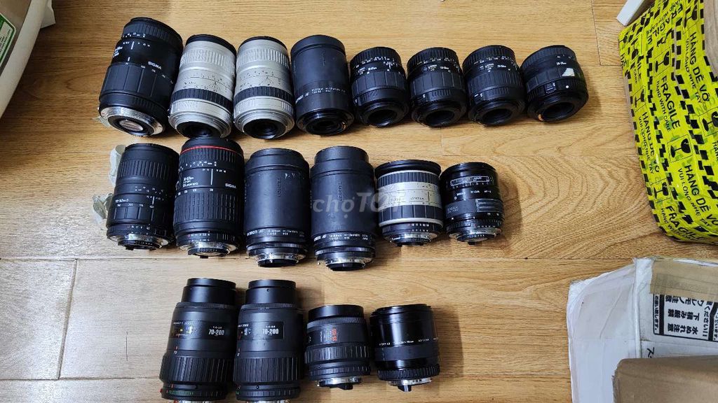 Ống kính Canon Nikon Pentax 18 cái chưa vệ sinh. Mua bán Máy ảnh, Máy quay tại Quận Hà Đông Hà Nội được đăng bởi A Cường hình 1