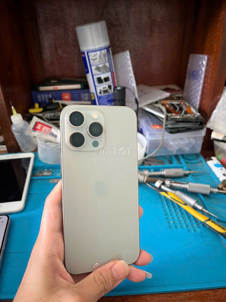 Apple iPhone 15 Pro Max 256GB Titan Mỹ. Mua bán Điện thoại tại Huyện Trảng Bom Đồng Nai được đăng bởi Điện Thoại Thanh Lý hình 1